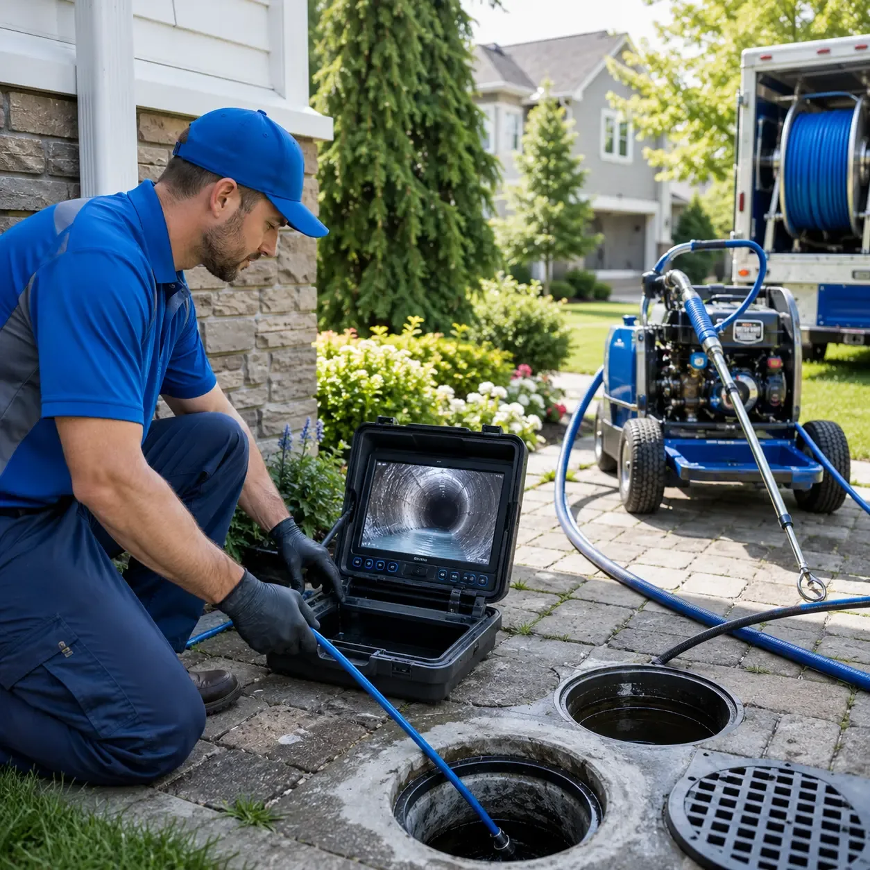 Outdoor drain cleaning professionals serving Julian, NC